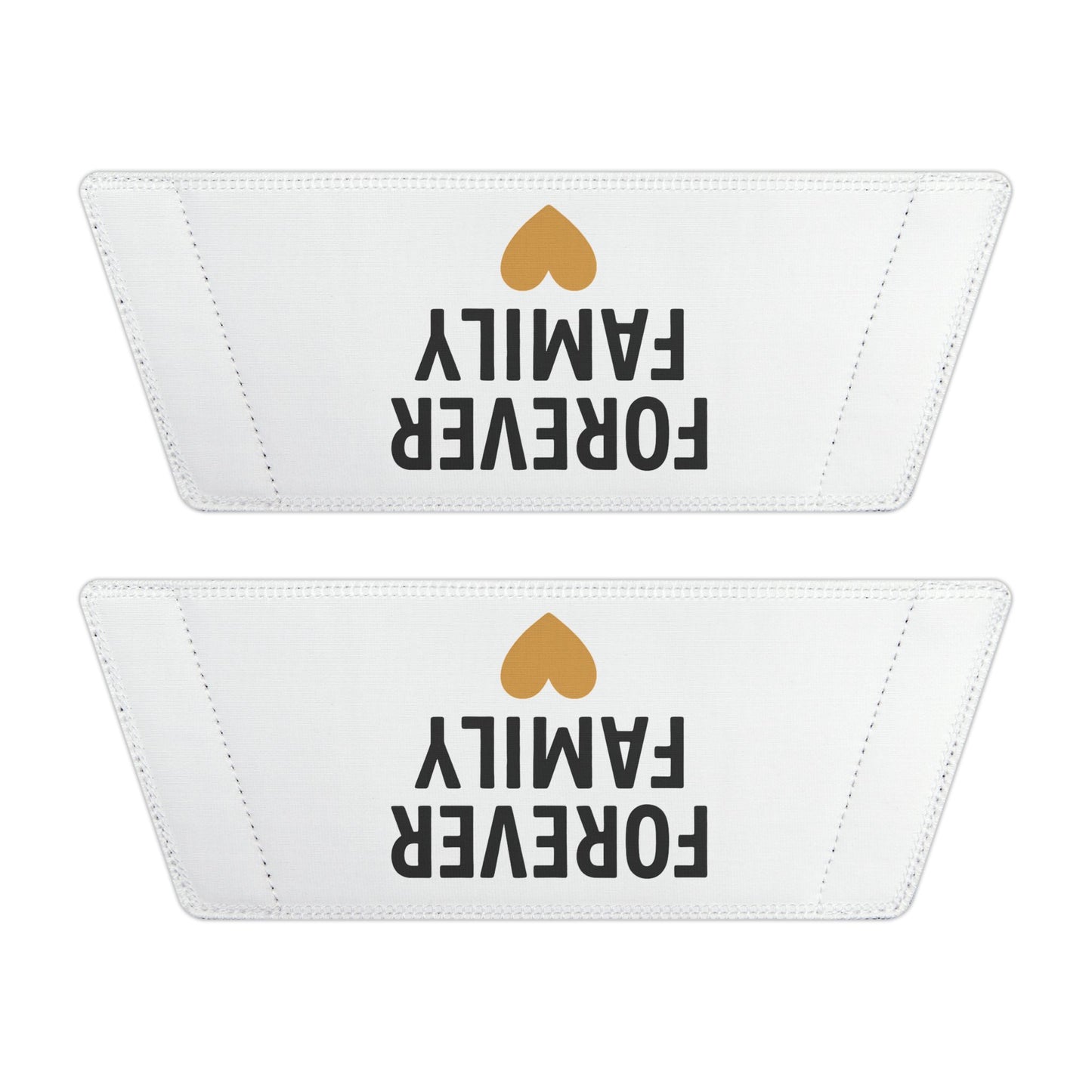 Forever Family Slide Sandals — Women’s Removable-Strap Beach Slides with Gold Heart