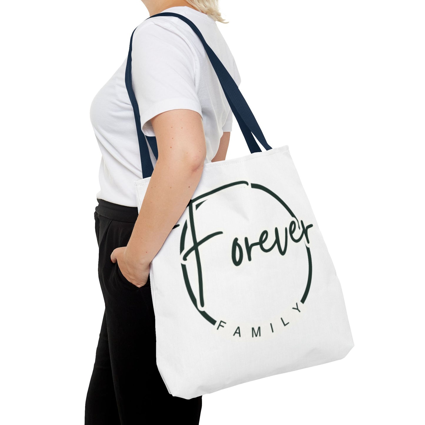 Forever Family Tote Bag — Inspirational Family Circle Canvas Tote