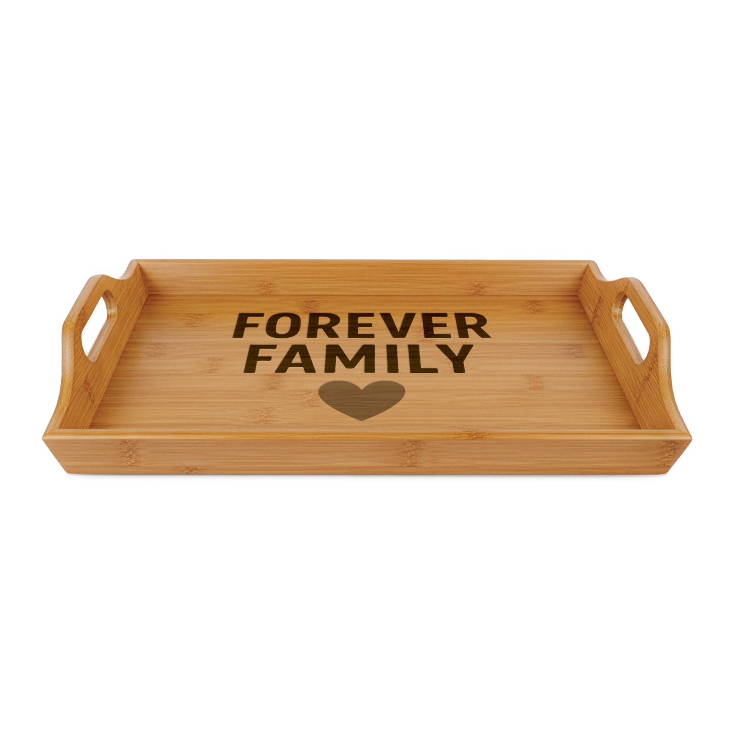 Personalized Bamboo Serving Tray for Family Gatherings