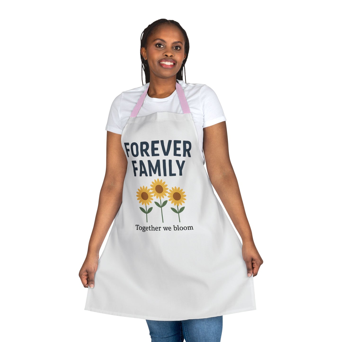 Family-Friendly Floral Apron - Forever Family Design