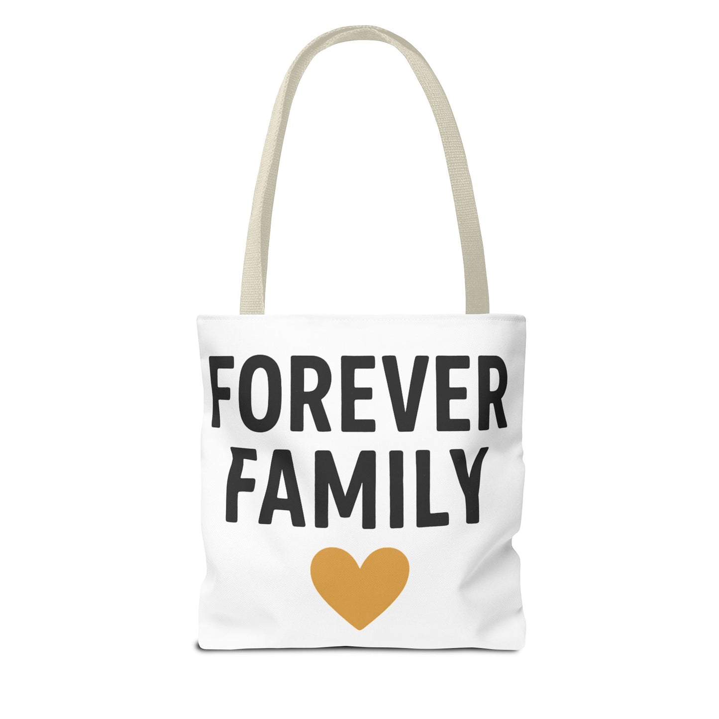 Forever Family Heart Tote Bag — Love Canvas Tote