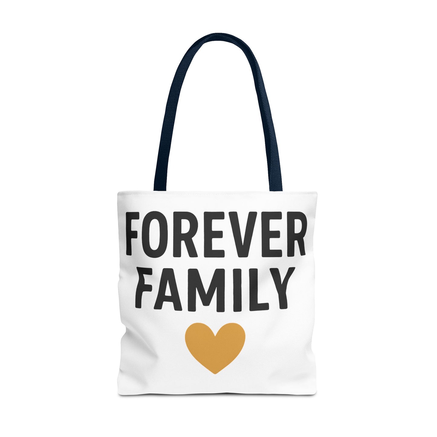 Forever Family Heart Tote Bag — Love Canvas Tote