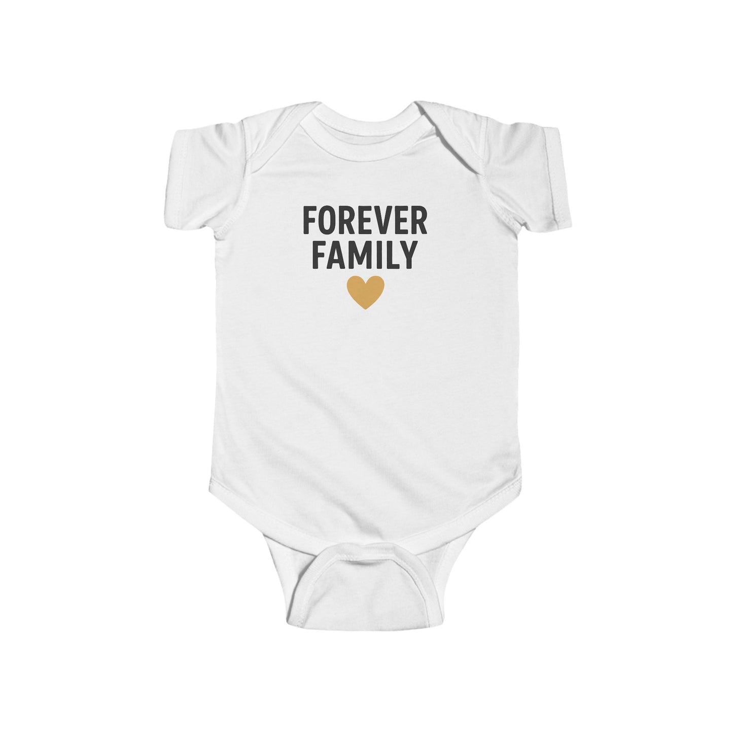Forever Family Infant Bodysuit - Cute Baby Outfit for Newborns