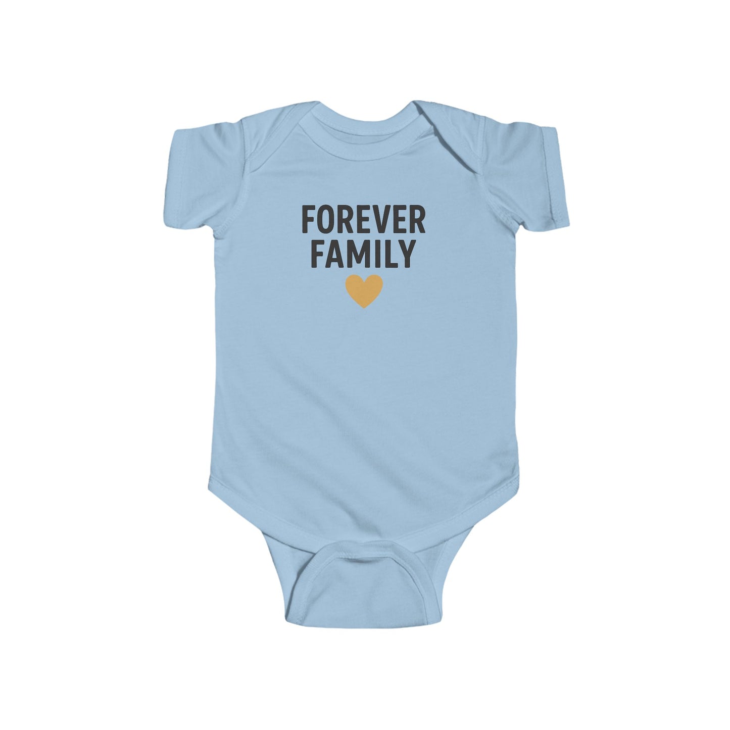 Forever Family Infant Bodysuit - Cute Baby Outfit for Newborns