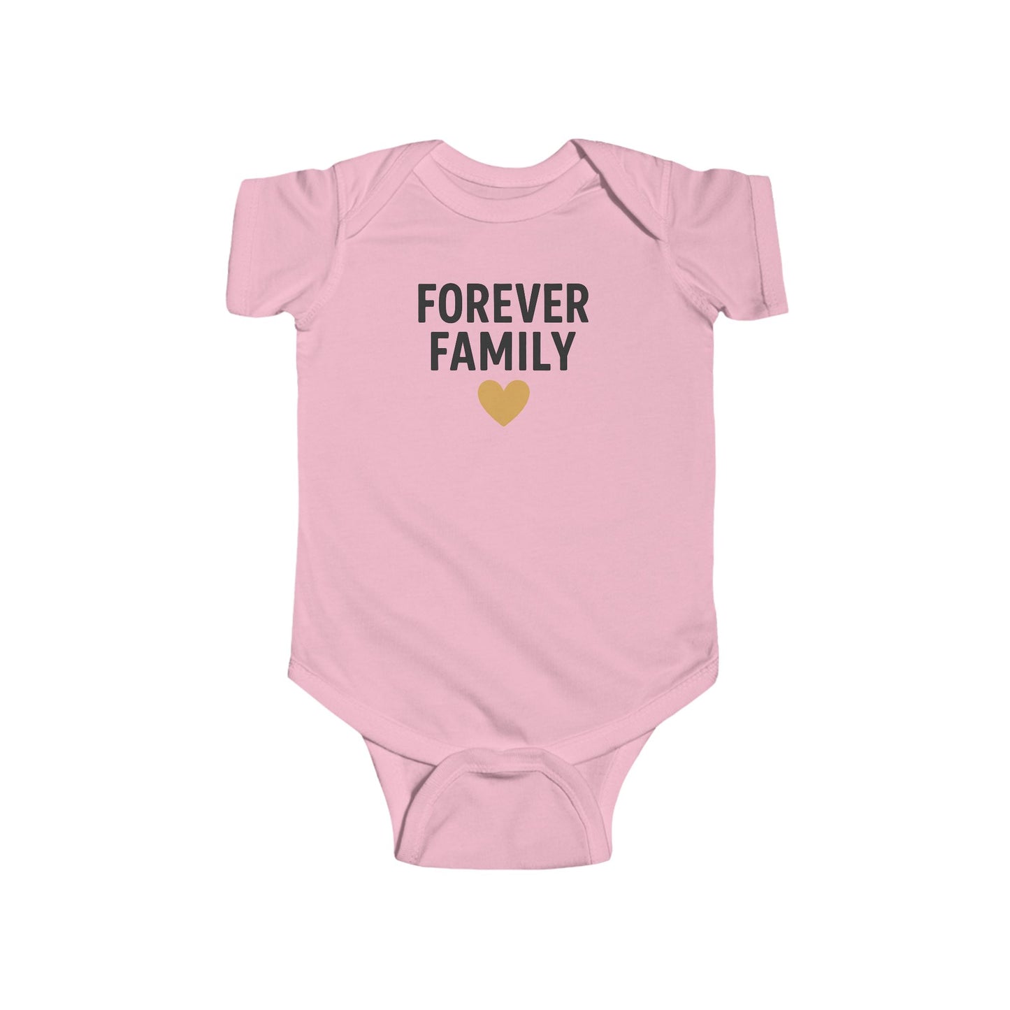 Forever Family Infant Bodysuit - Cute Baby Outfit for Newborns