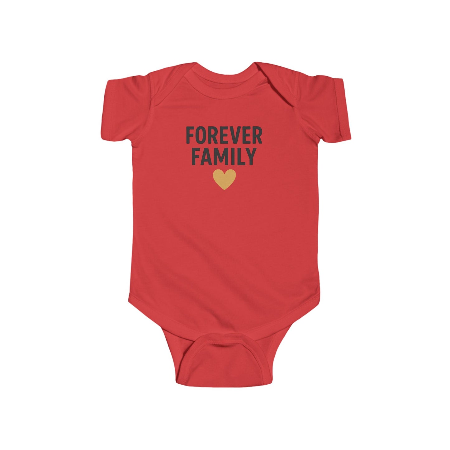 Forever Family Infant Bodysuit - Cute Baby Outfit for Newborns