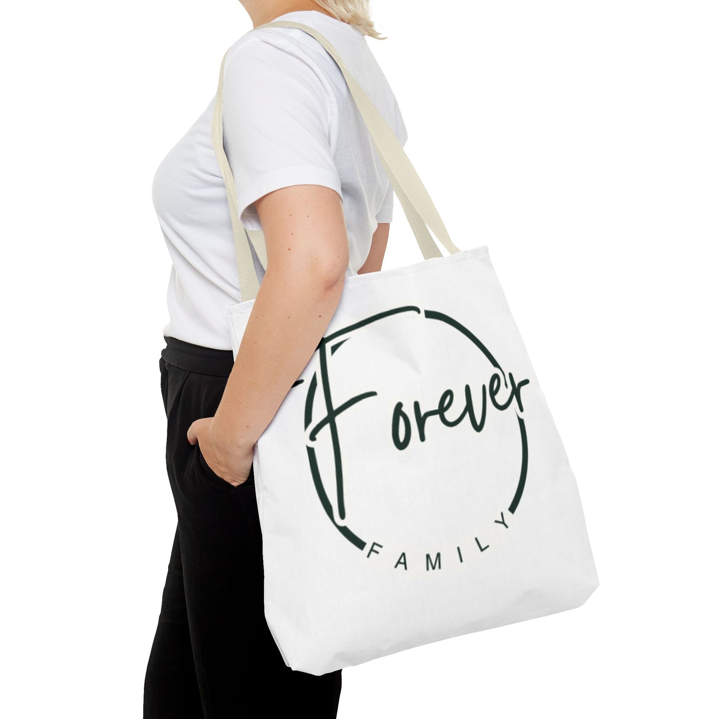Forever Family Tote Bag — Inspirational Family Circle Canvas Tote