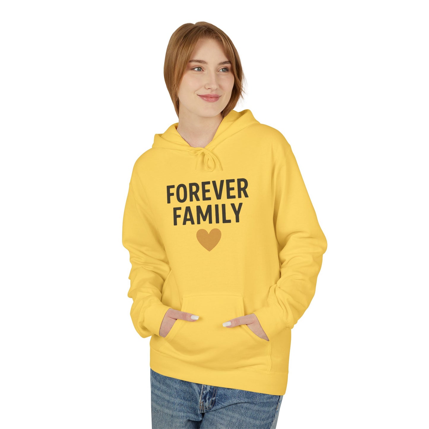 Forever Family Hoodie — Pullover With Heart