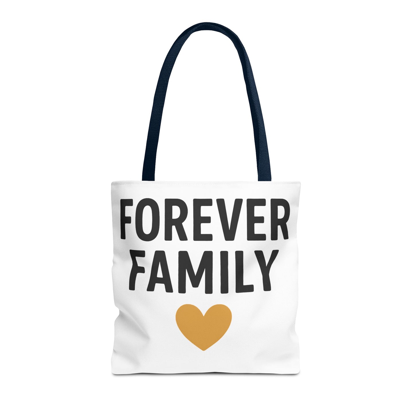 Forever Family Heart Tote Bag — Love Canvas Tote
