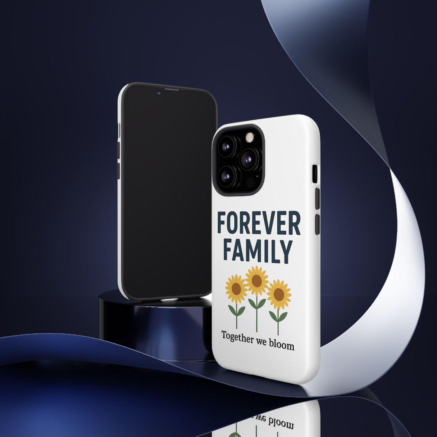 Forever Family Phone Case — Sunflower "Together We Bloom" Protective Cover