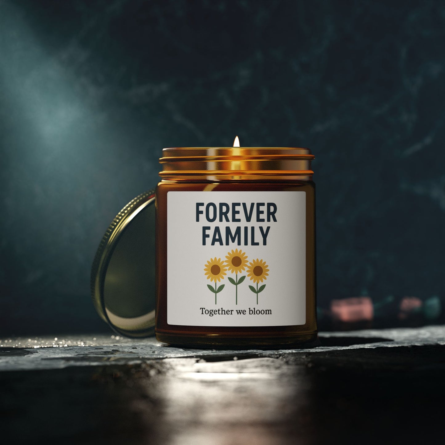 Soy Candle – "Forever Family" Scented Jar (4oz & 9oz)