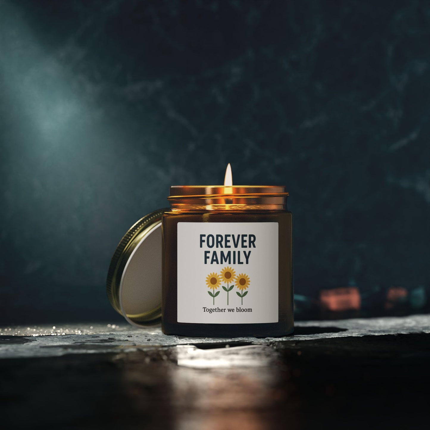 Soy Candle – "Forever Family" Scented Jar (4oz & 9oz)