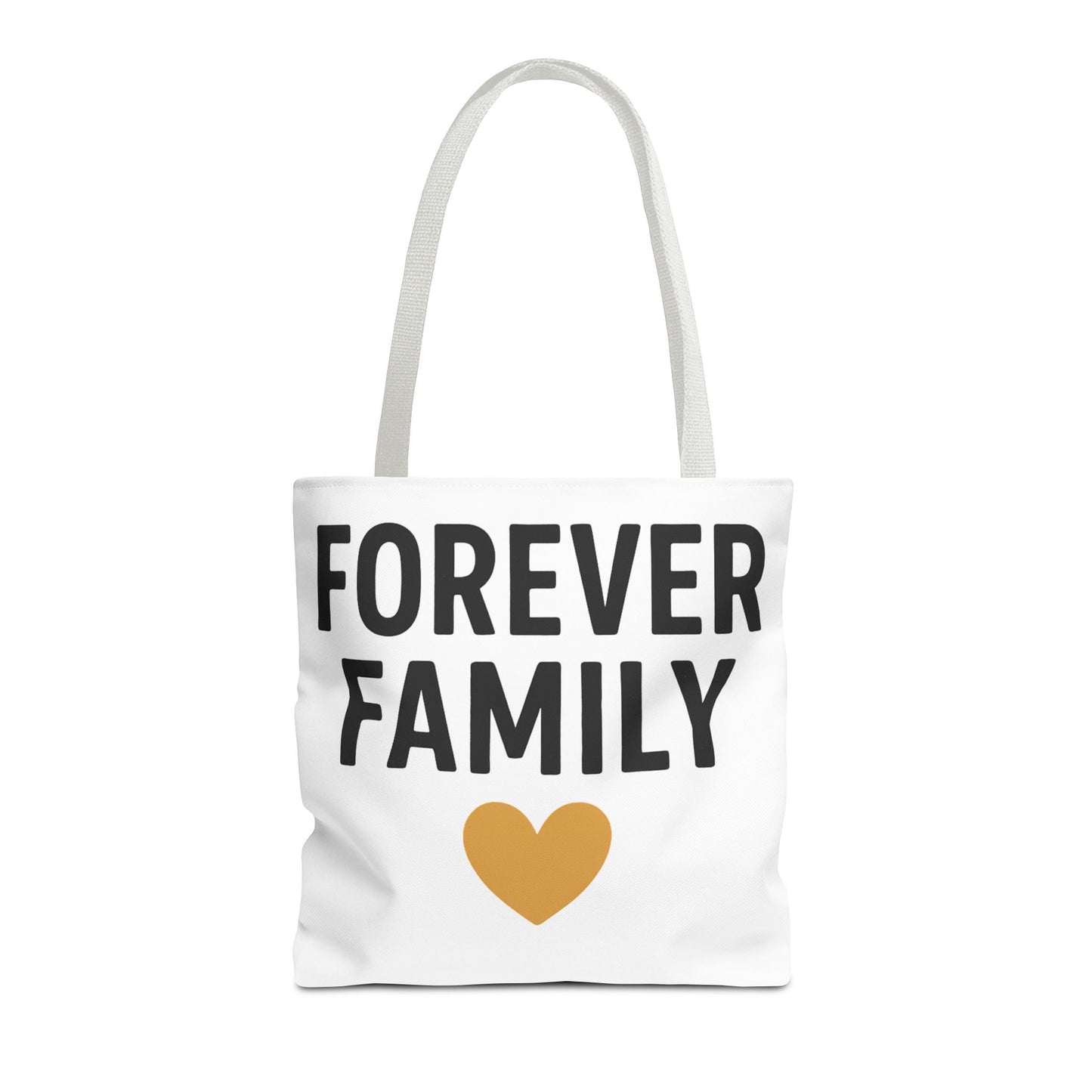 Forever Family Heart Tote Bag — Love Canvas Tote