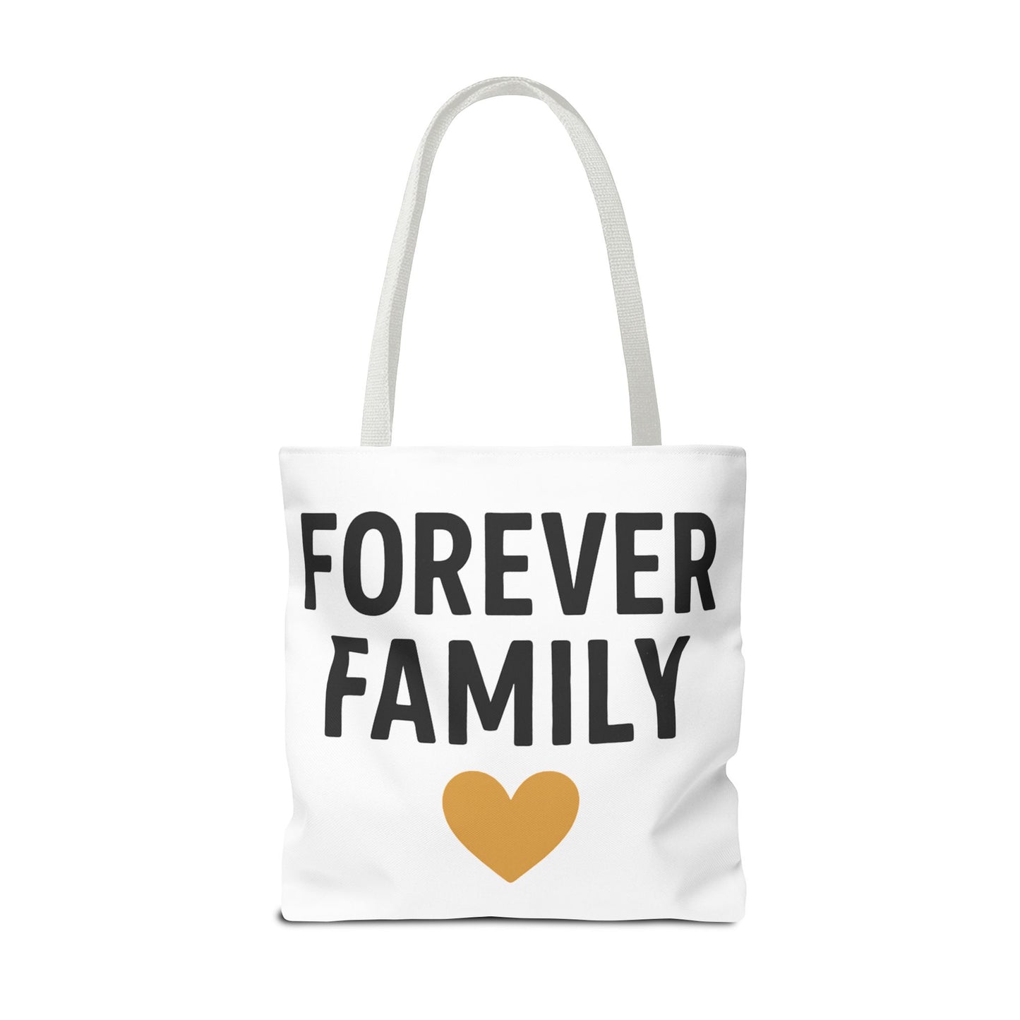 Forever Family Heart Tote Bag — Love Canvas Tote