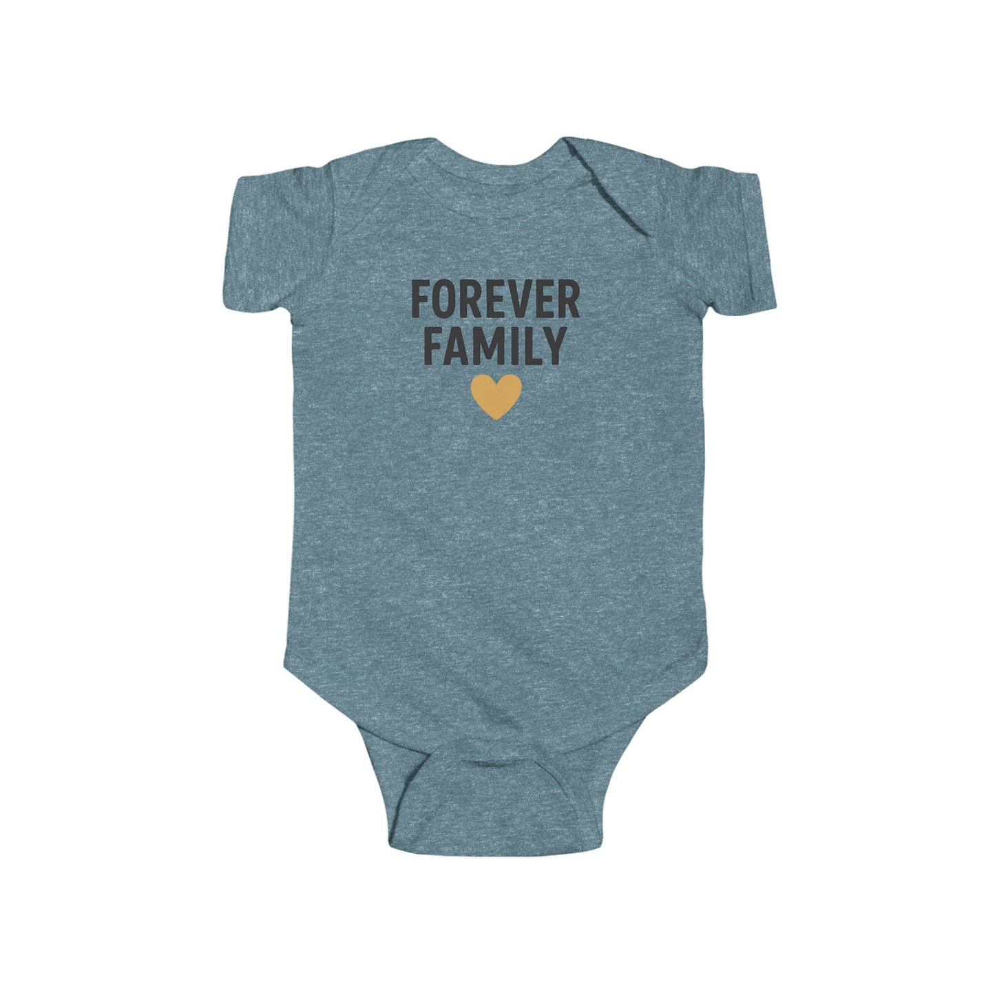 Forever Family Infant Bodysuit - Cute Baby Outfit for Newborns