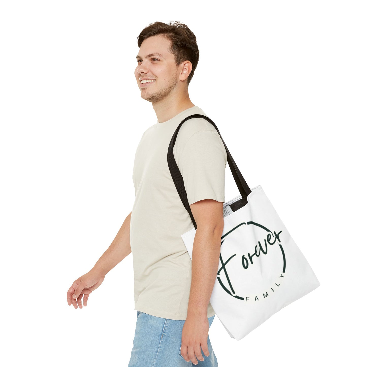 Forever Family Tote Bag — Inspirational Family Circle Canvas Tote