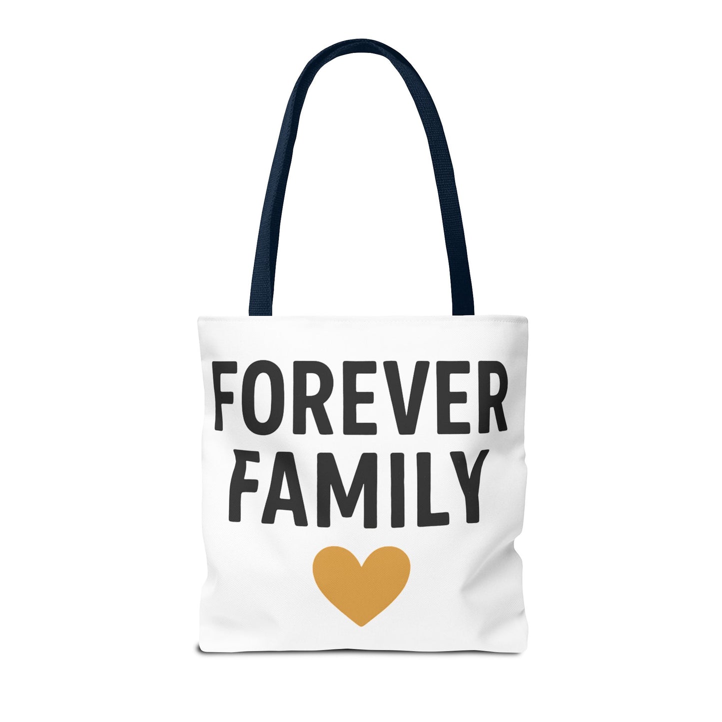 Forever Family Heart Tote Bag — Love Canvas Tote