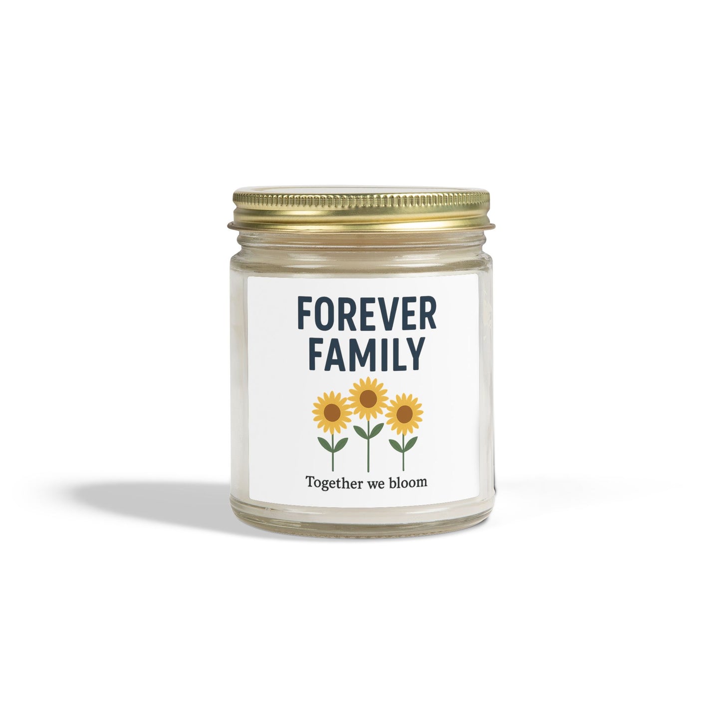 Soy Candle – "Forever Family" Scented Jar (4oz & 9oz)