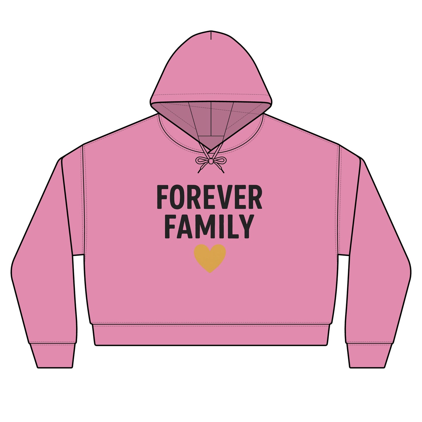 'Forever Family' Women's Organic Hoodie — Love Sweatshirt