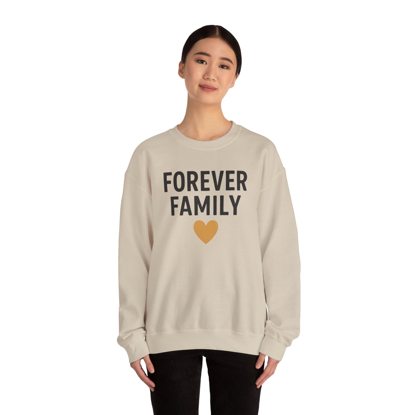 Forever Family Unisex Crewneck Sweatshirt - Cozy Gift for Family Gatherings