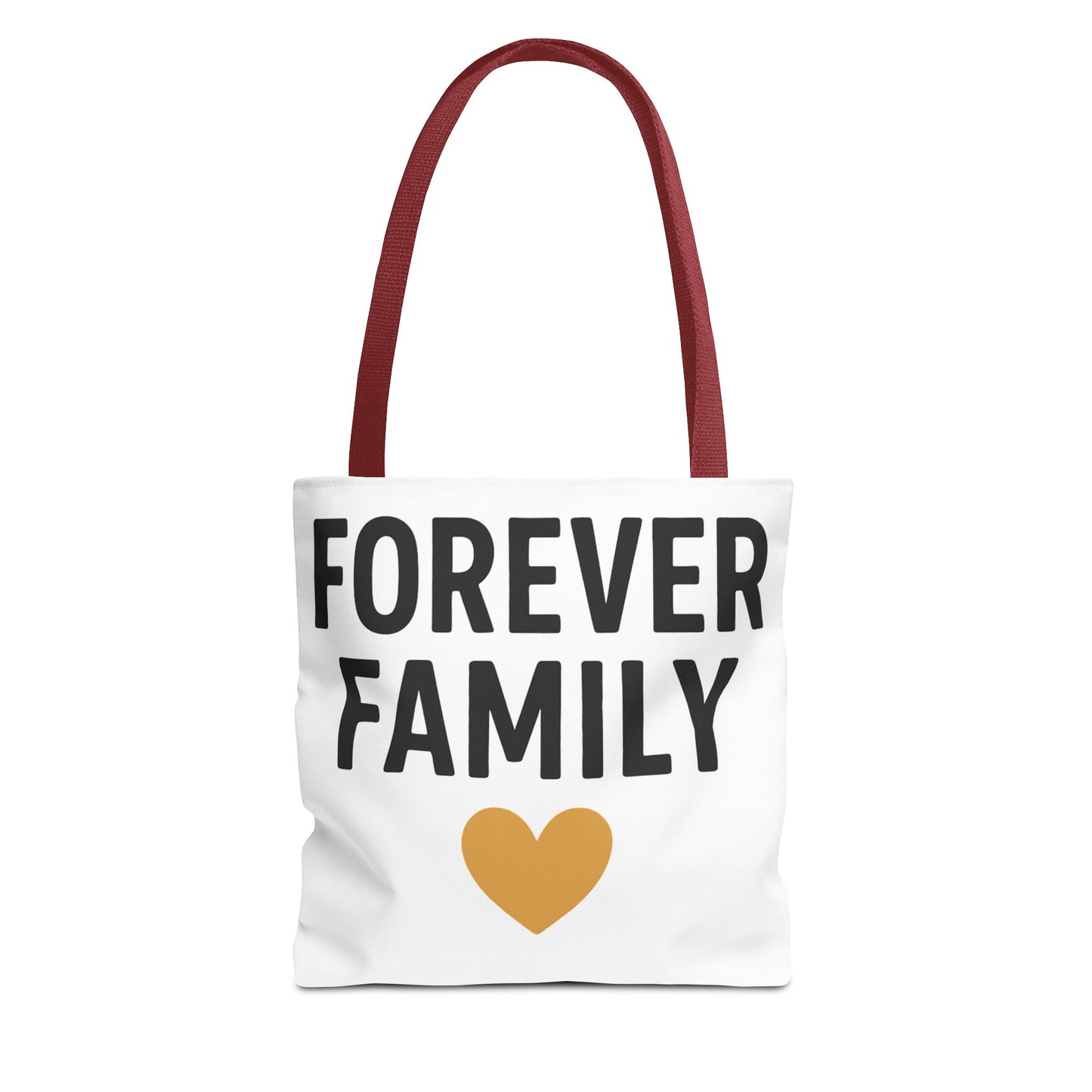 Forever Family Heart Tote Bag — Love Canvas Tote