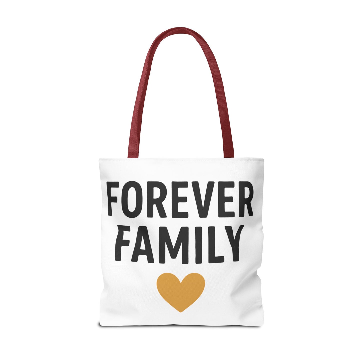 Forever Family Heart Tote Bag — Love Canvas Tote