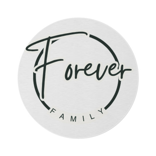 Forever Family Round Rug