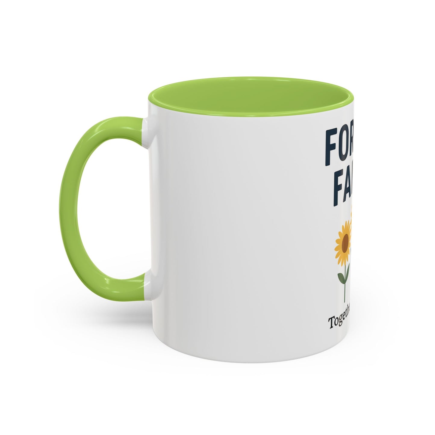 Forever Family Sunflower Coffee Mug – "Together We Bloom"