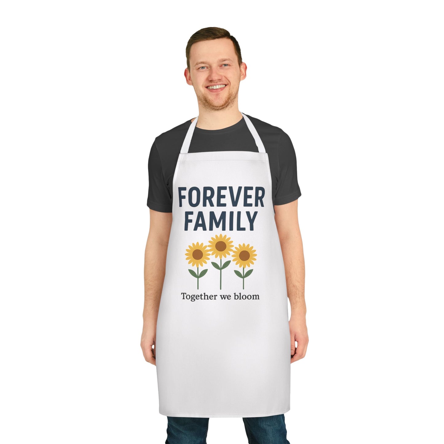 Family-Friendly Floral Apron - Forever Family Design