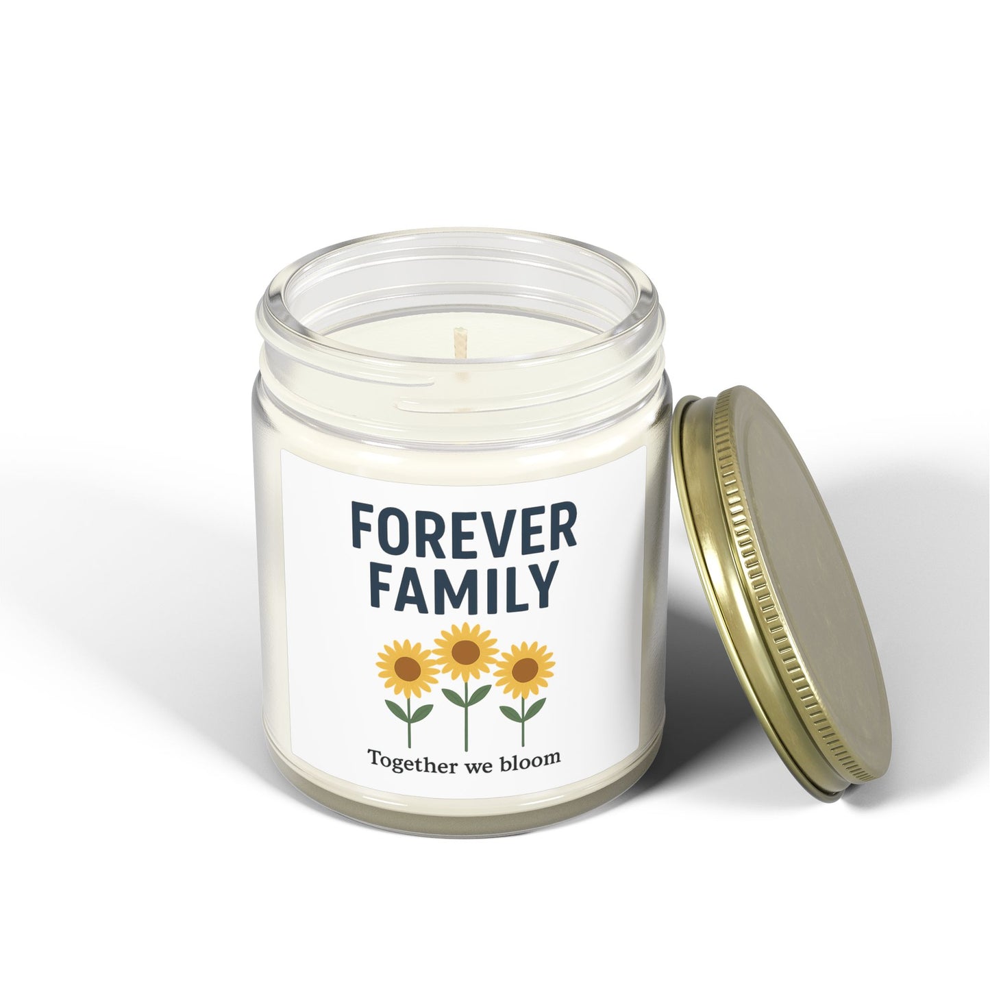 Soy Candle – "Forever Family" Scented Jar (4oz & 9oz)