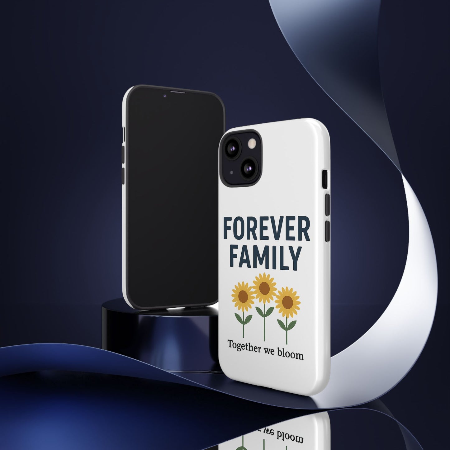 Forever Family Phone Case — Sunflower "Together We Bloom" Protective Cover