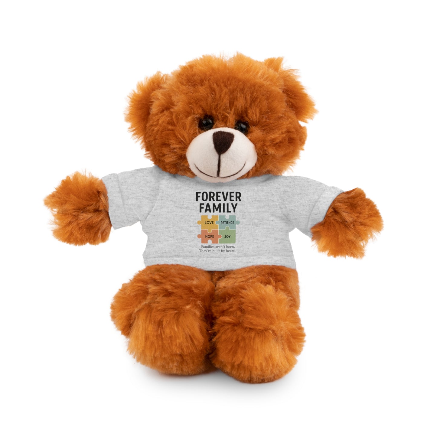 "Forever Family" Plush Bear with Tee