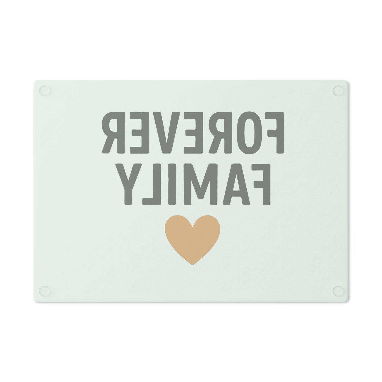 Forever Family Cutting Board - Heartwarming Kitchen Decor for Family Gatherings