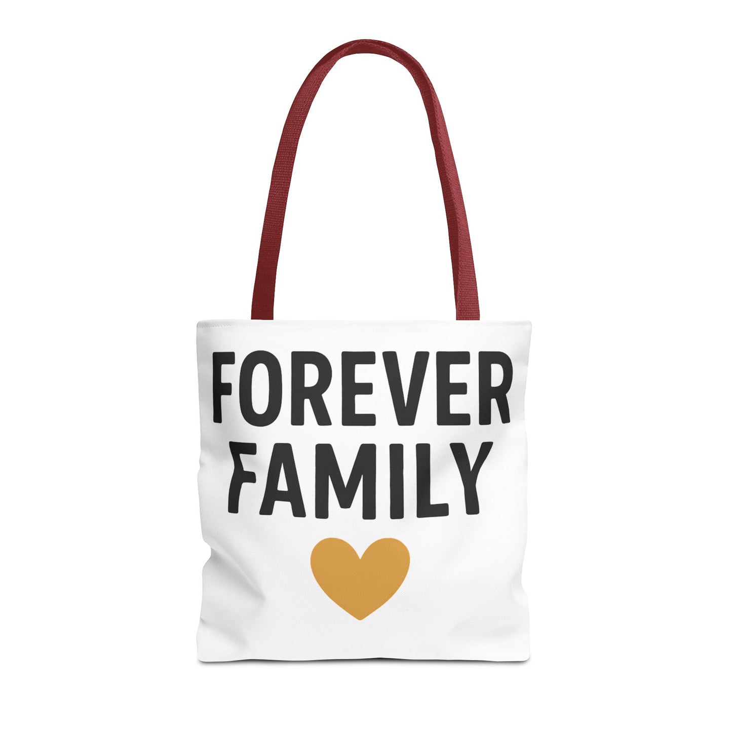 Forever Family Heart Tote Bag — Love Canvas Tote