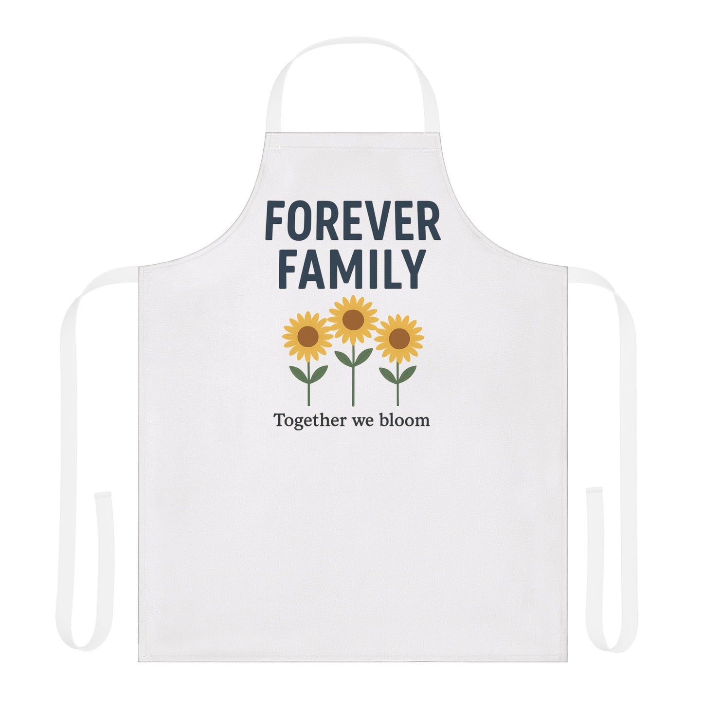 Family-Friendly Floral Apron - Forever Family Design