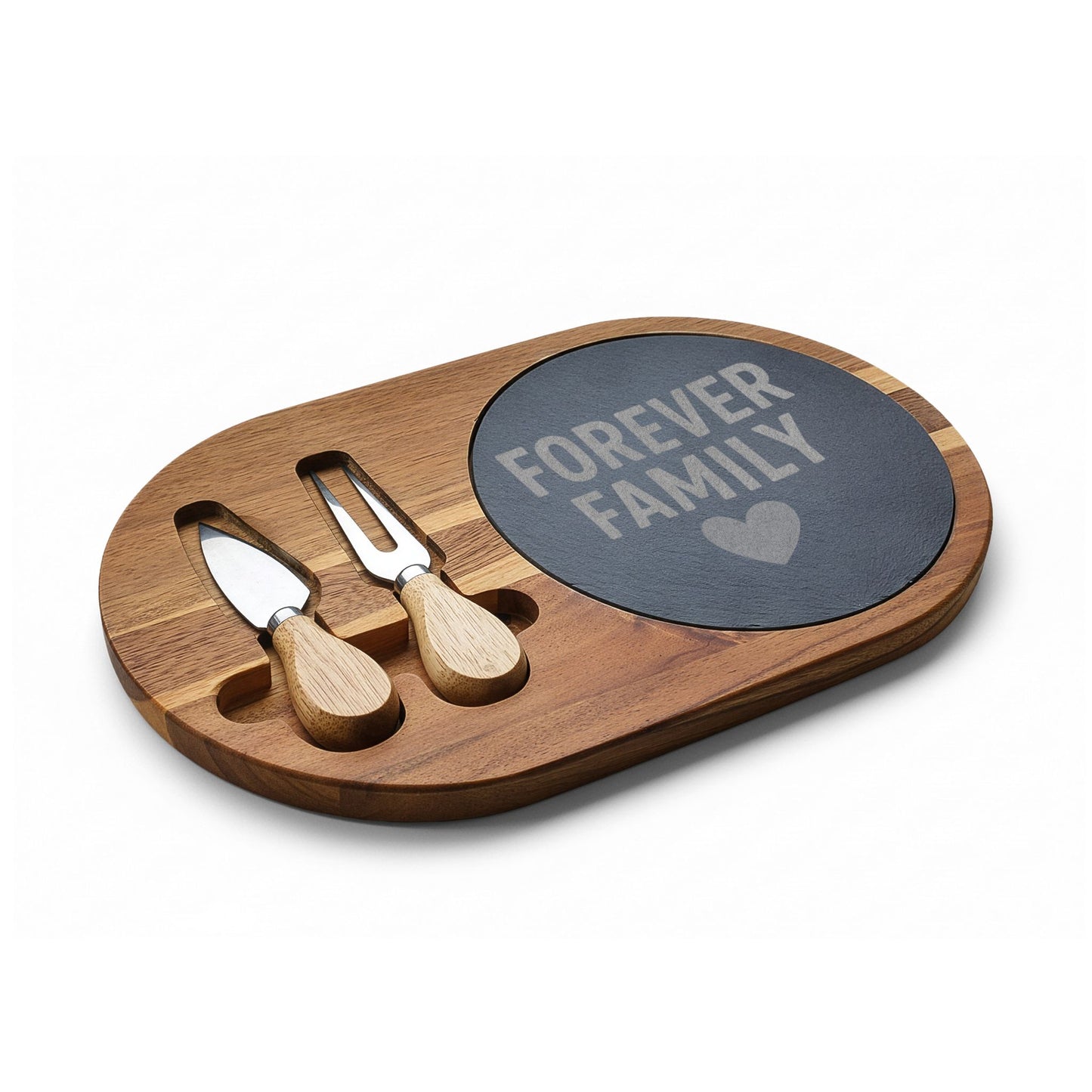 Engraved Charcuterie Board - Forever Family