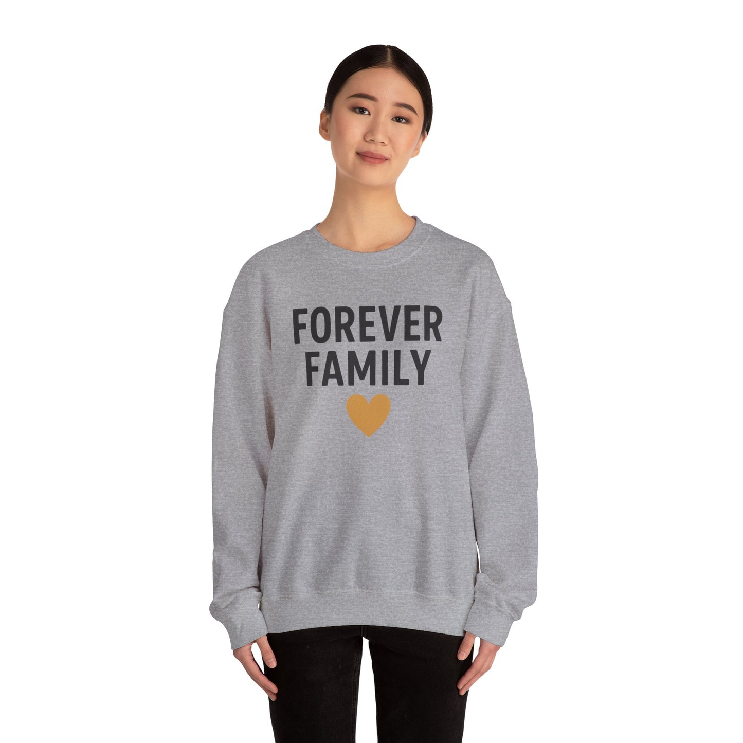 Forever Family Unisex Crewneck Sweatshirt - Cozy Gift for Family Gatherings