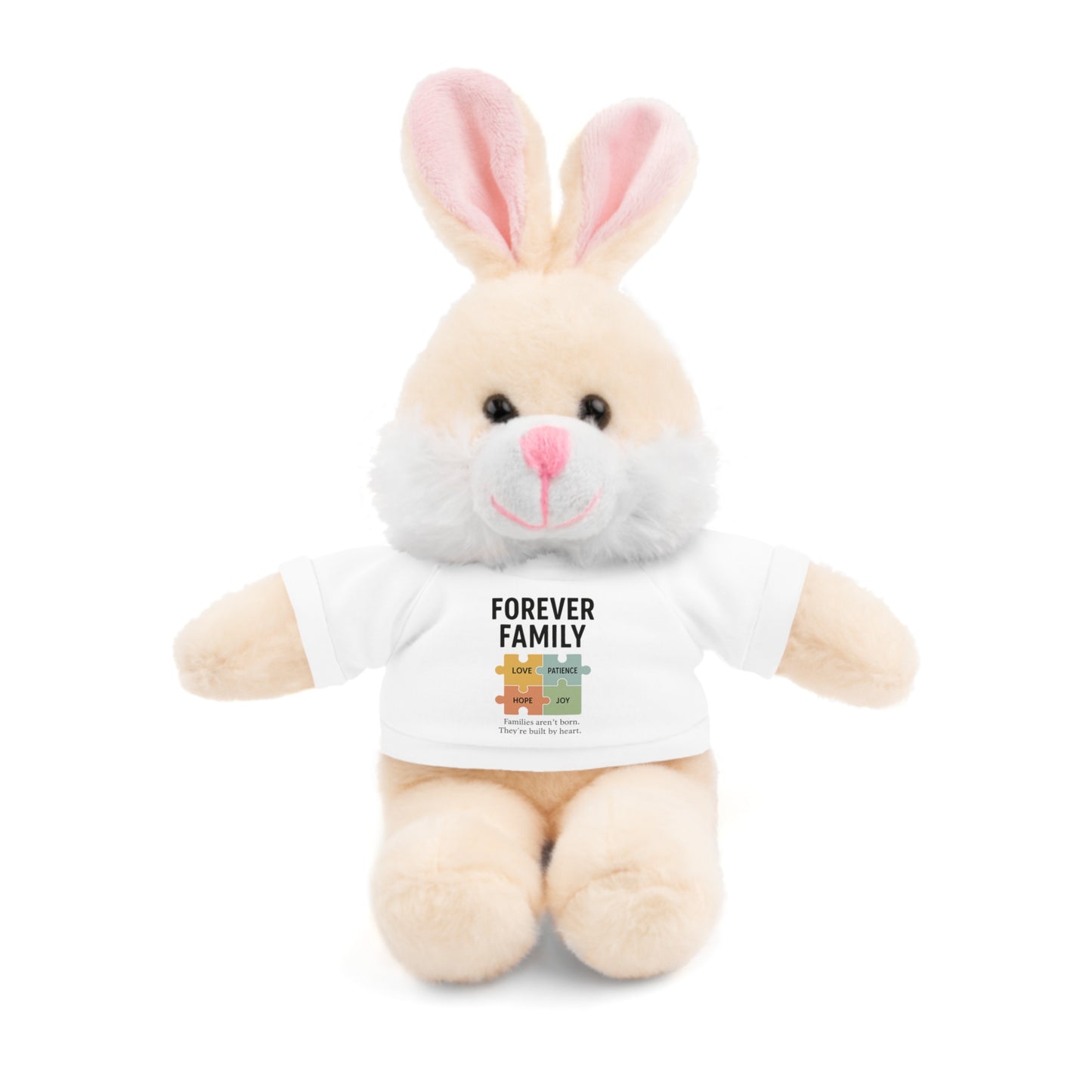 "Forever Family" Plush Bear with Tee