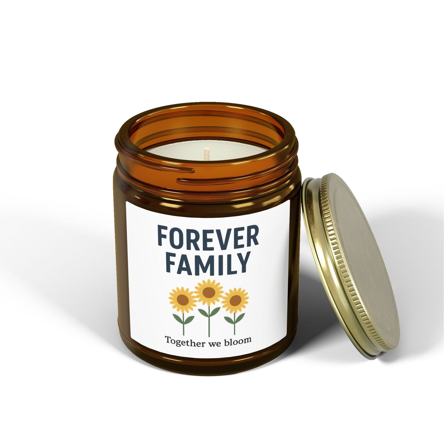 Soy Candle – "Forever Family" Scented Jar (4oz & 9oz)