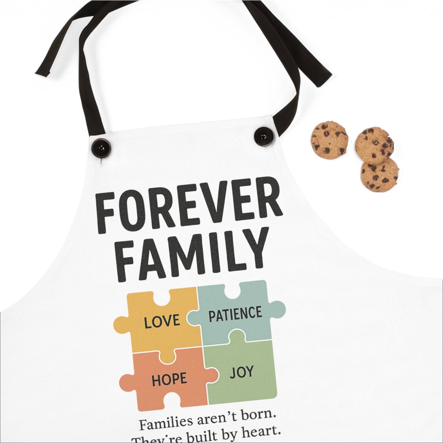 Forever Family Puzzle Apron - Celebrate Love and Togetherness in the Kitchen