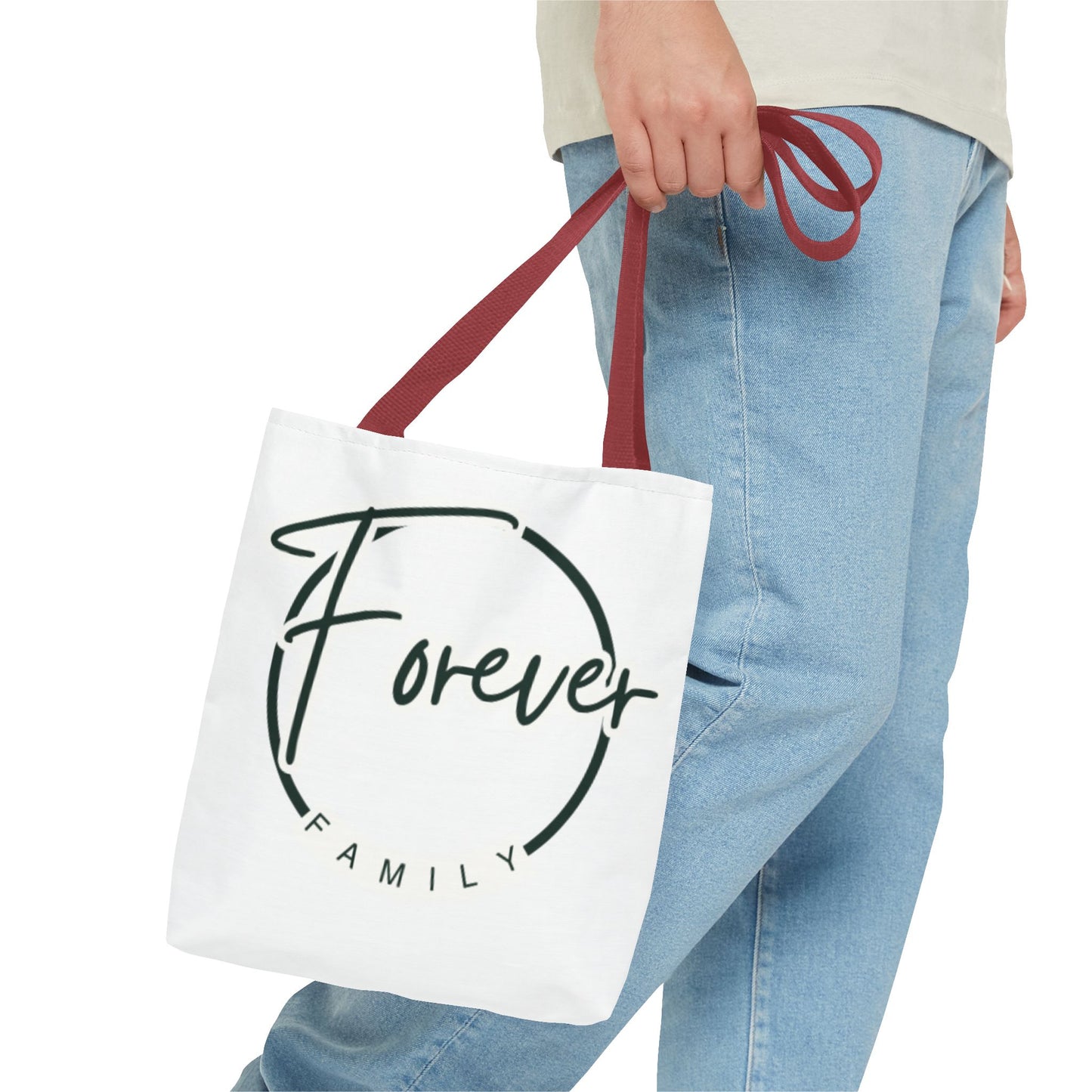 Forever Family Tote Bag — Inspirational Family Circle Canvas Tote