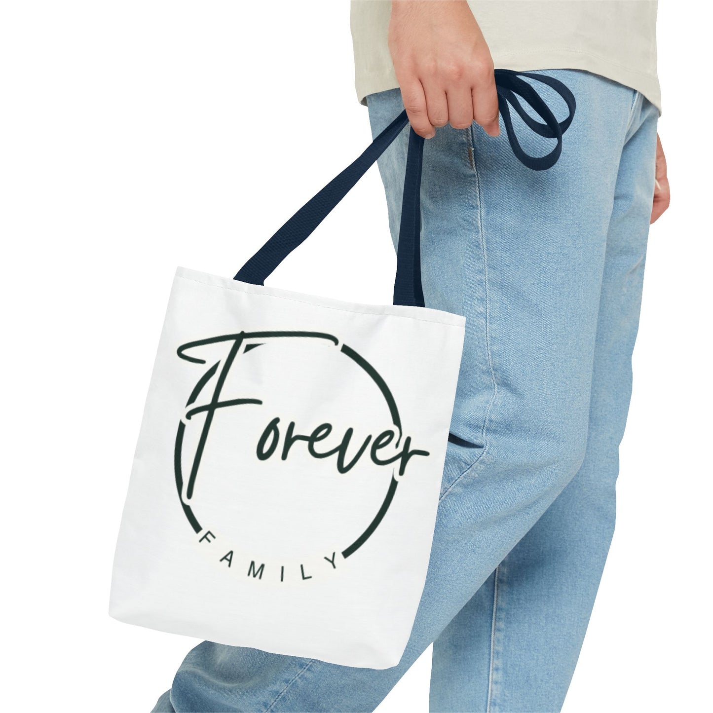 Forever Family Tote Bag — Inspirational Family Circle Canvas Tote
