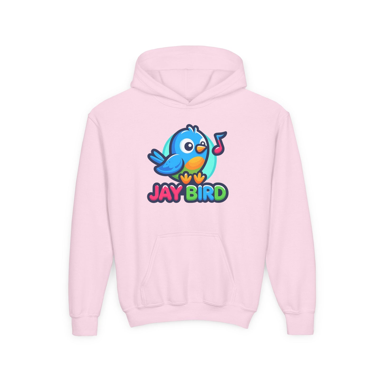 Youth Hoodie — Cute 'Jay Bird' Pullover