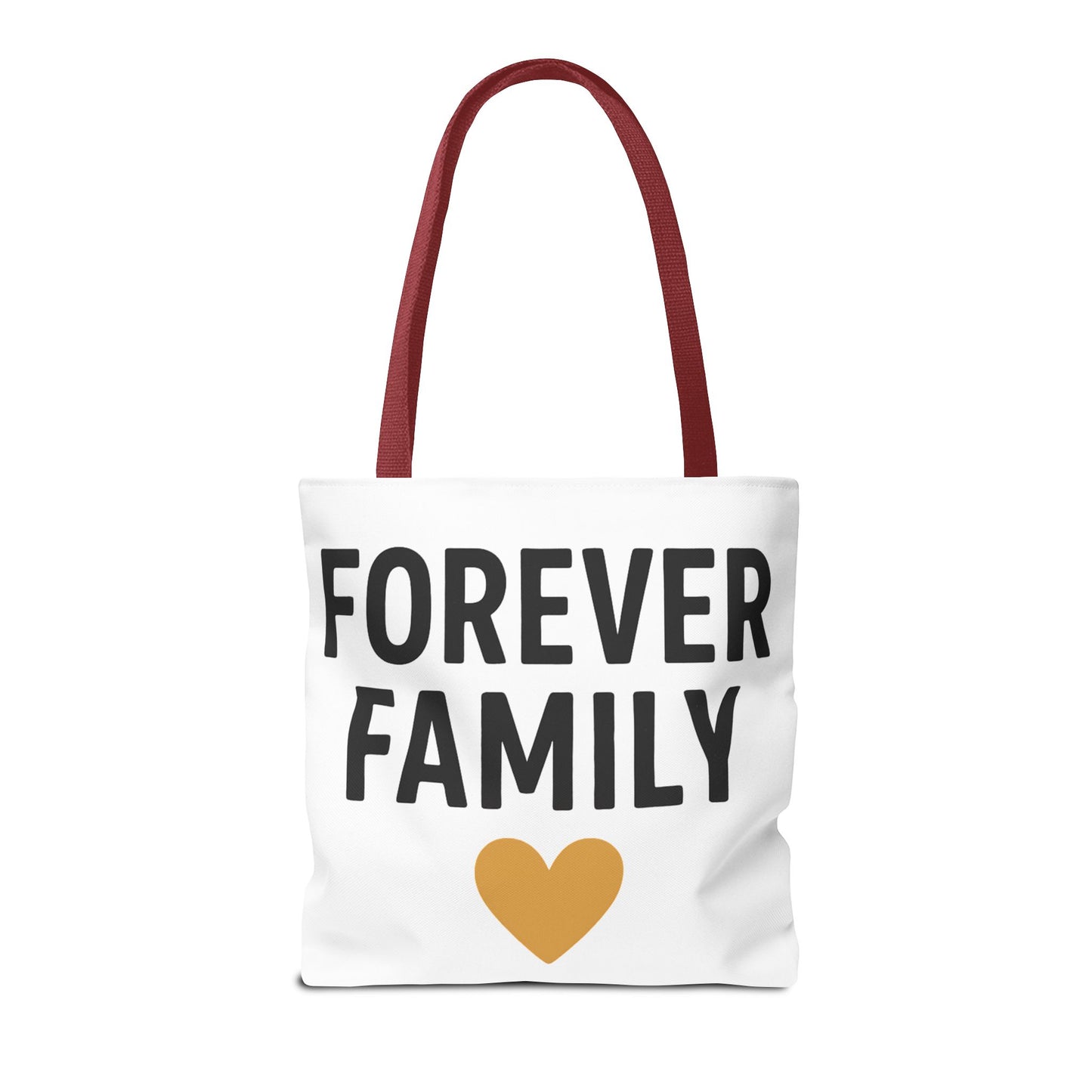 Forever Family Heart Tote Bag — Love Canvas Tote