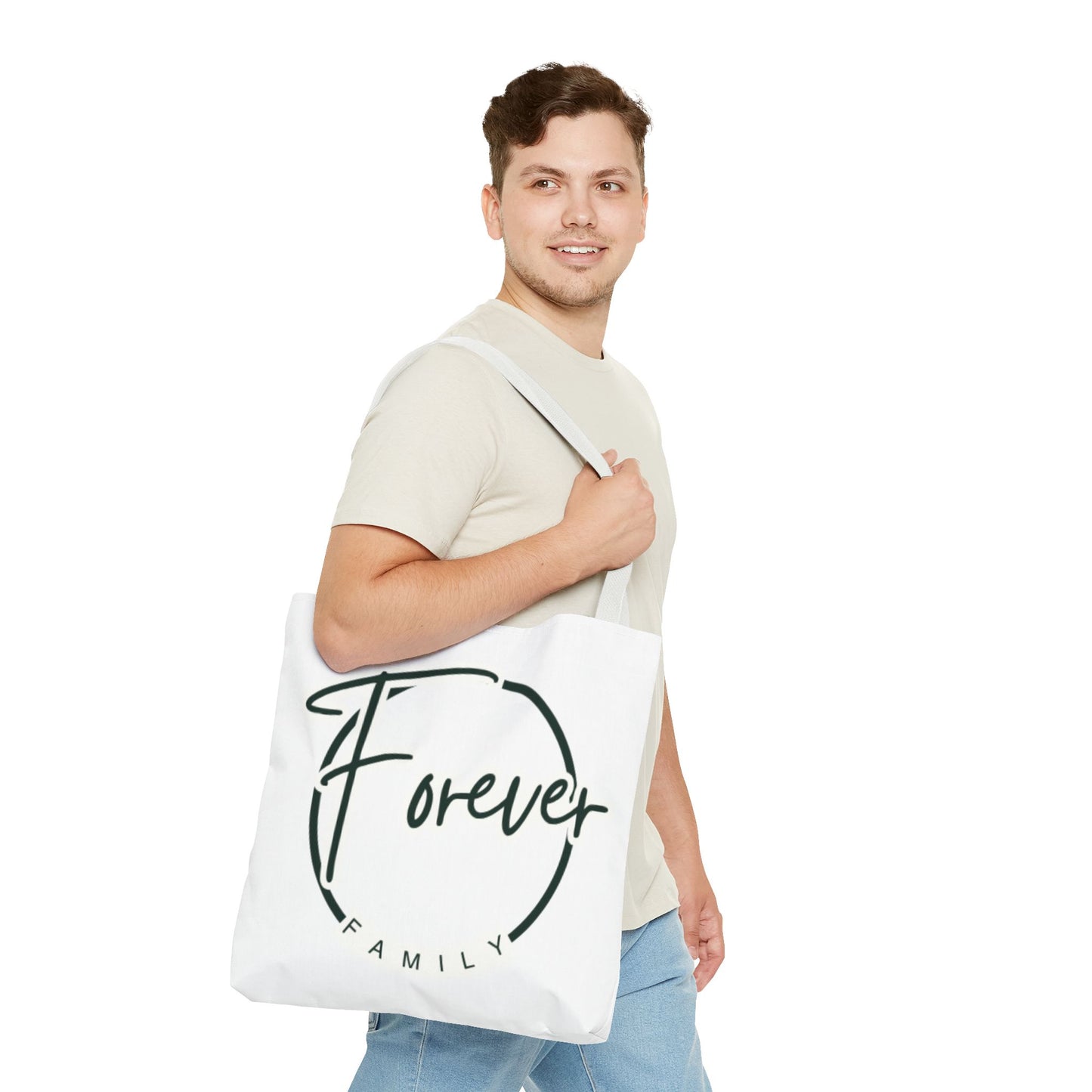 Forever Family Tote Bag — Inspirational Family Circle Canvas Tote