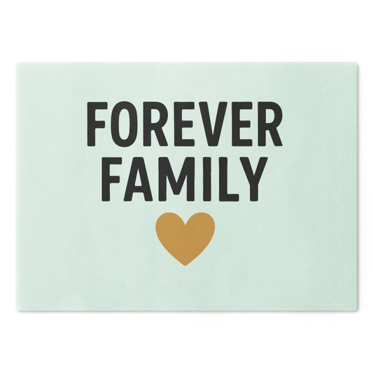Forever Family Cutting Board - Heartwarming Kitchen Decor for Family Gatherings