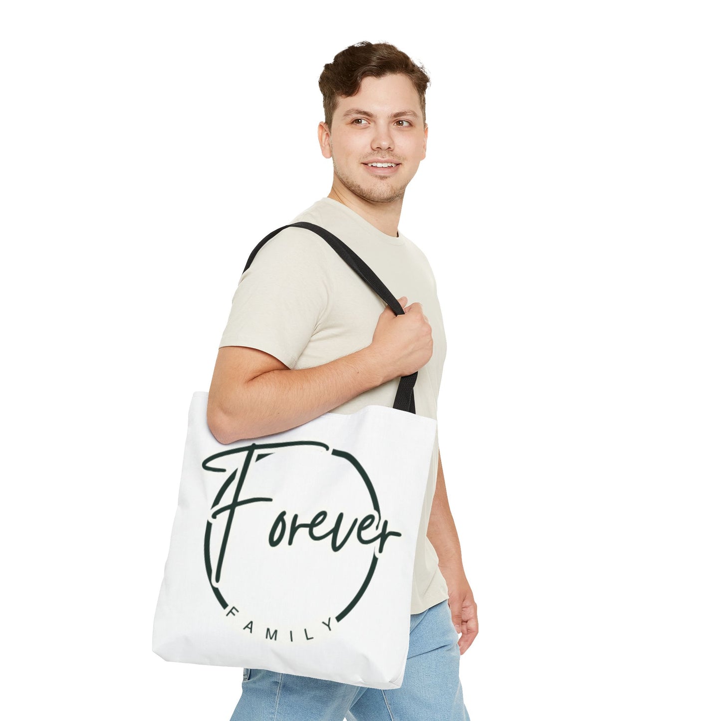 Forever Family Tote Bag — Inspirational Family Circle Canvas Tote
