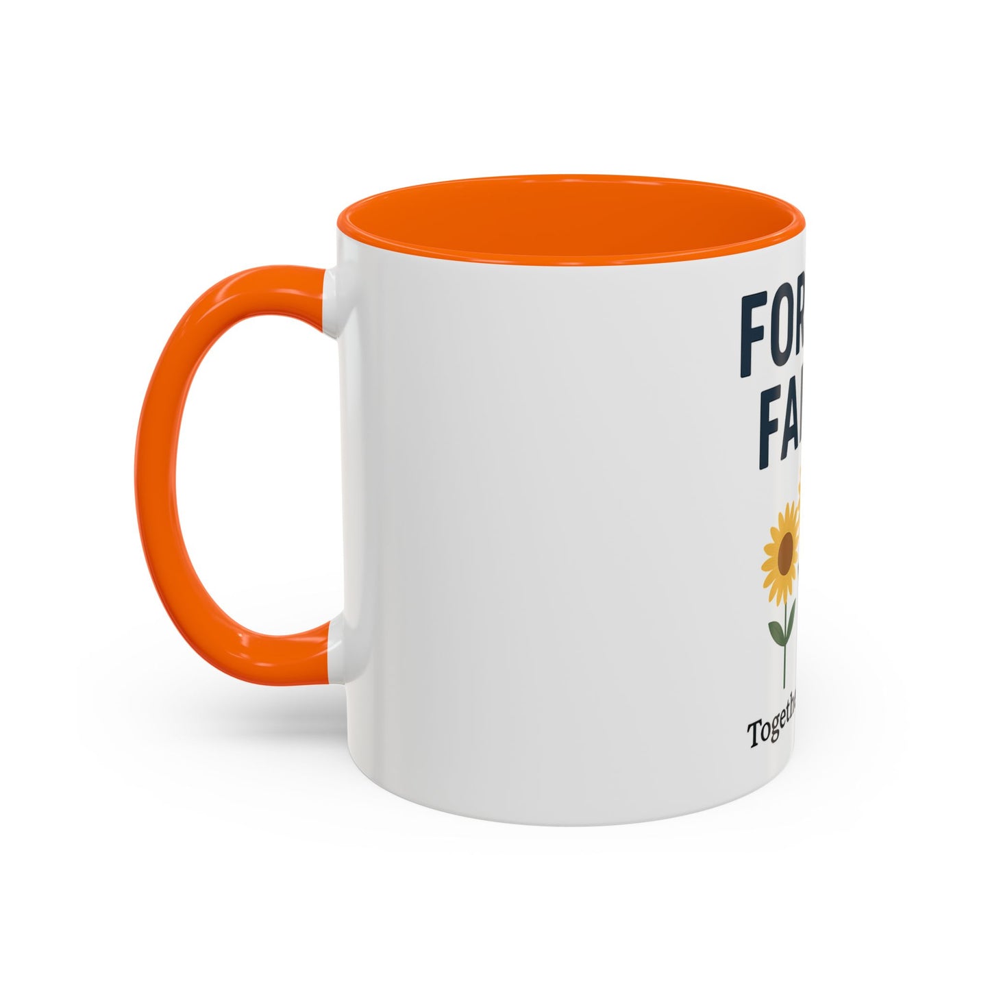 Forever Family Sunflower Coffee Mug – "Together We Bloom"