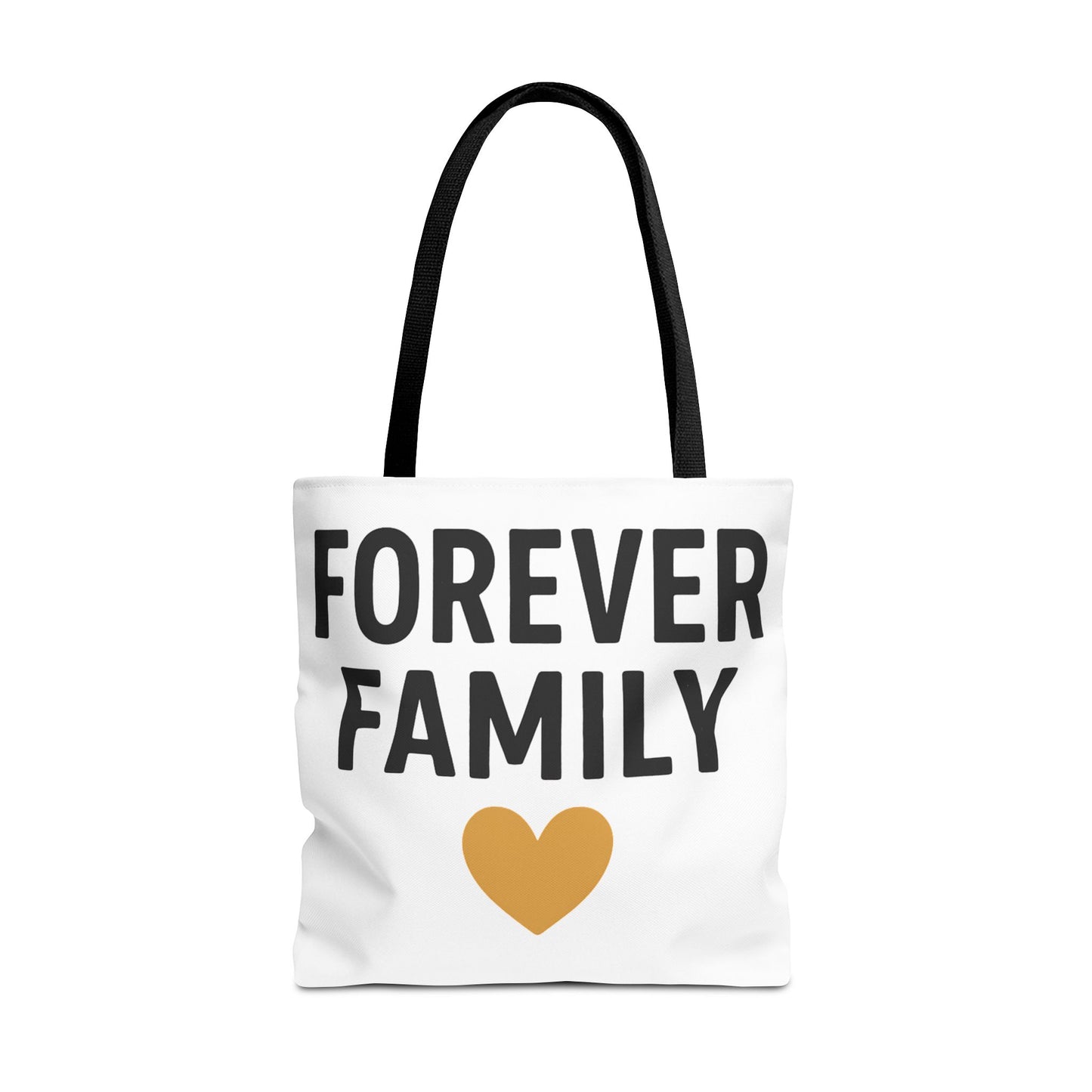Forever Family Heart Tote Bag — Love Canvas Tote