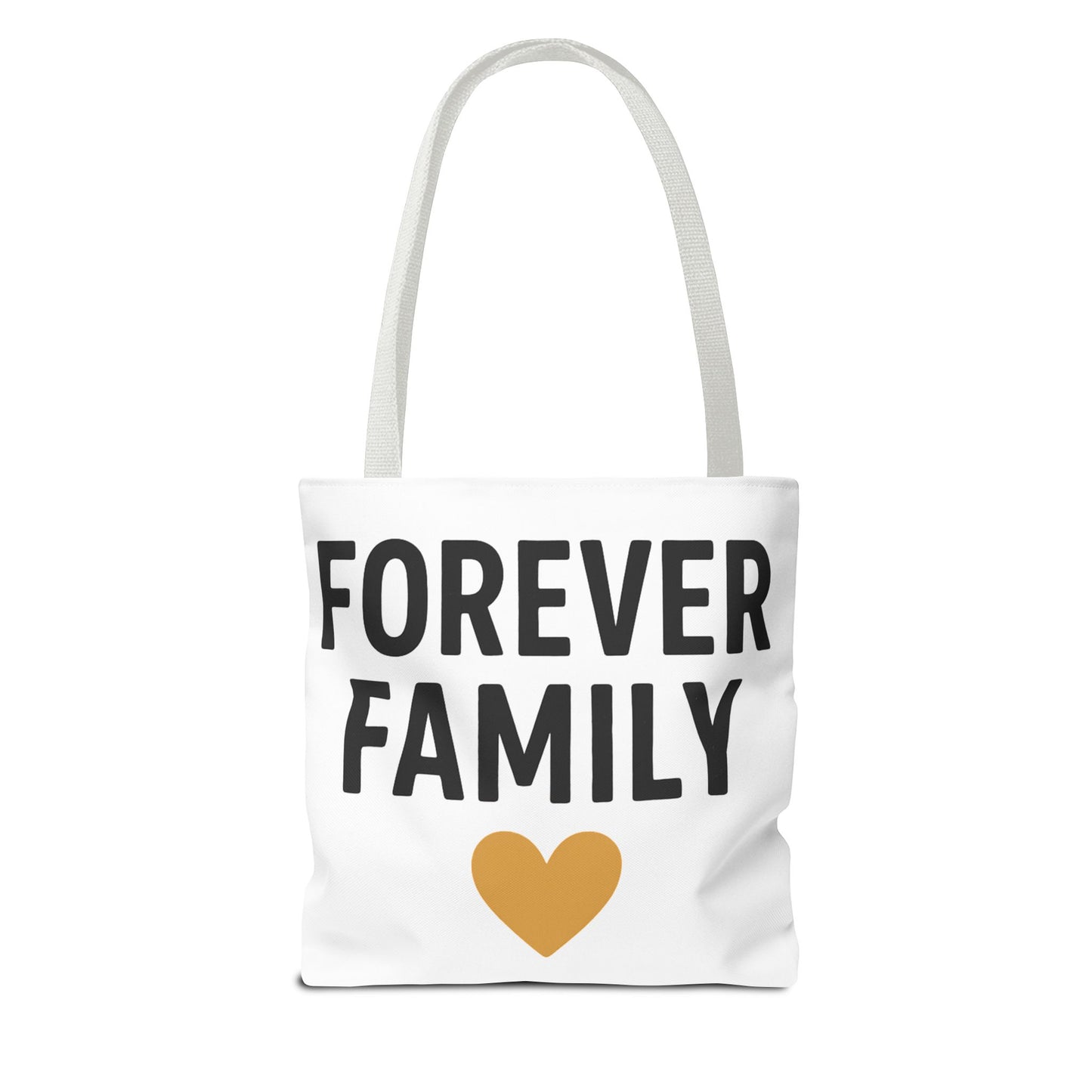 Forever Family Heart Tote Bag — Love Canvas Tote